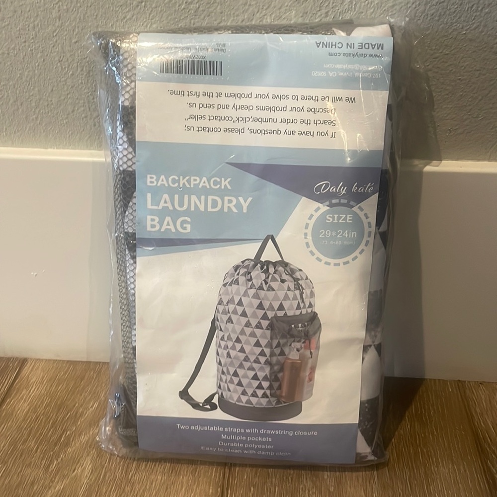 Backpack laundry bag - Picture 3 of 3